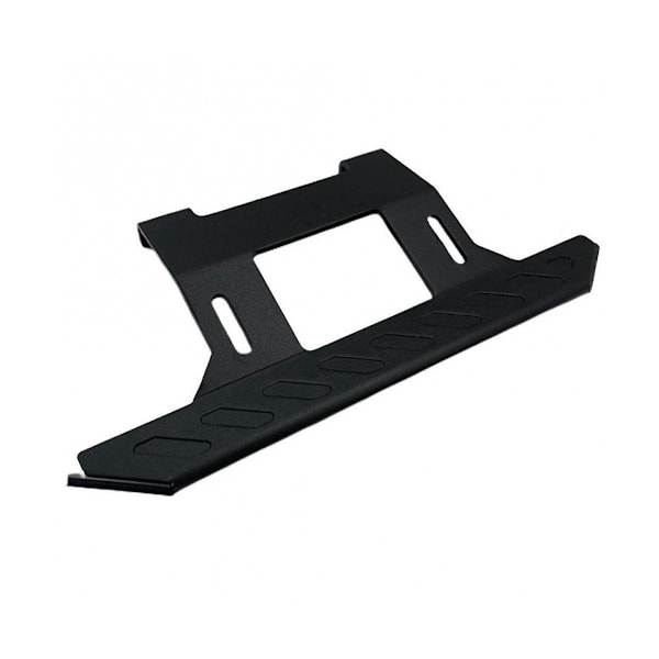 Til 1/10 klatrebil Axial Scx10 90046 90047 Metal Pedal Side Pedal Upgrade Fittings, sort Black