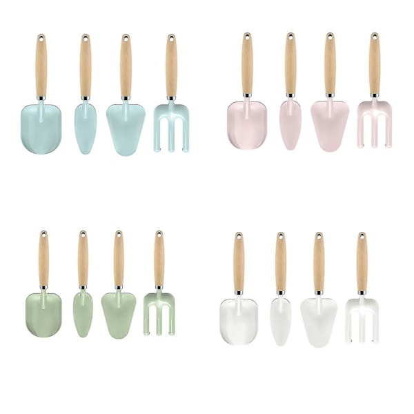 Set, mini 4 kpl käsilastalla, siirtolapiolapio set lapselle Blue