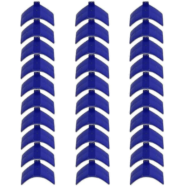 1 sæt 30 stk. plastdue-hvile-rammer, due-siddepladser 20X12CM Blue
