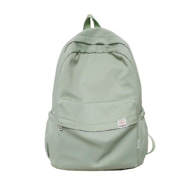 Uusi vedenpitävä nylon naisten reppu naisten matkalaukku reput koululaukku teinitytöille yksivärinen kirjalaukku Mochila kirjalaukku Green