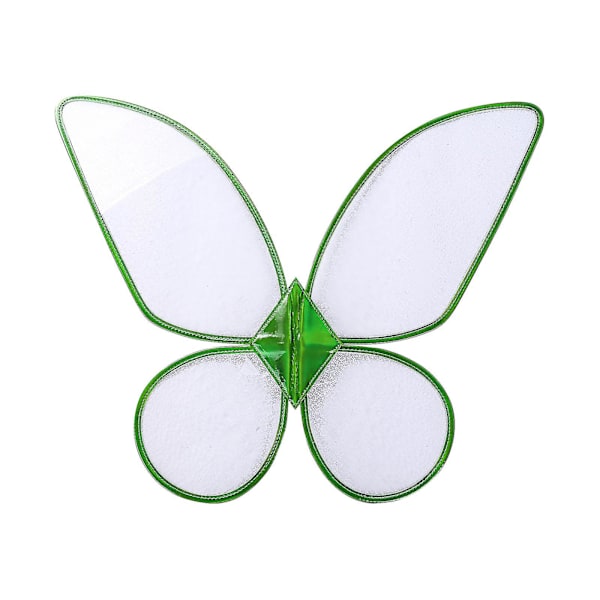 Kvinnors älvor Tinker Bell kostymklänning gröna alver cosplayklänning med gröna vingar Dark green S