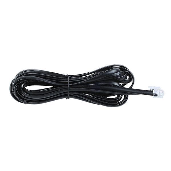 6P6C RJ11 Telefonforlænger Fax Modem Kabel 5M Længde Sort