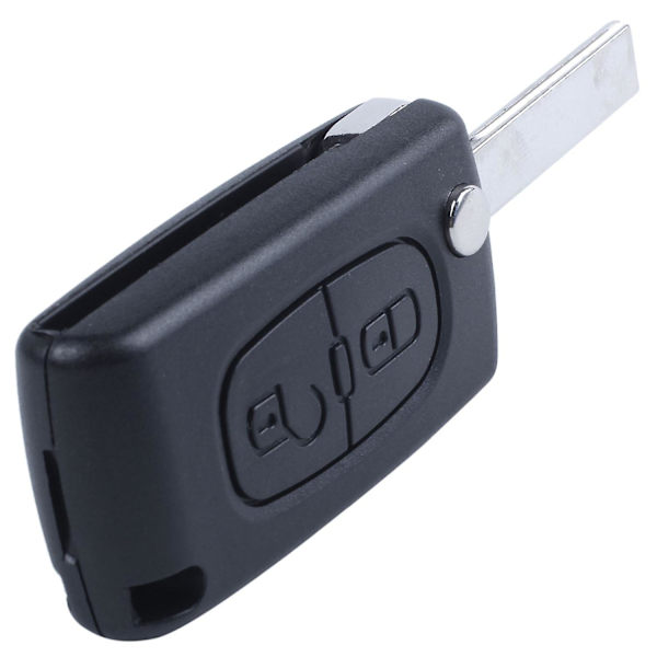Flip Remote Remote Case Skal för C2 C3 C4 C5 C6 C8 2 Knappar Svart