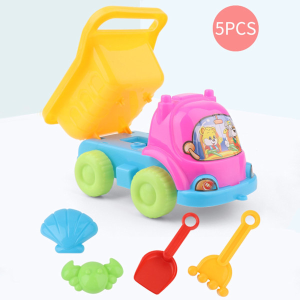 5-osainen set Hiekkapelihiekkalaatikkolelu kesän ulkolelu Multicolor One Size