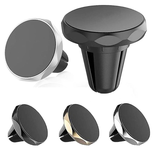Magnetisk Telefon Holder Bil Air Vent Telefon Mount Holder Mobiltelefon Holder Til Bil Auto Interiør Tilbehør Universal| | Silver