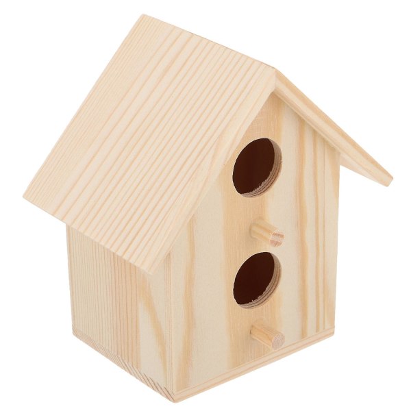 Coconut Fiber Bird Nest Avel för papegoja Kokosnöt Hide Bird Swing Toy