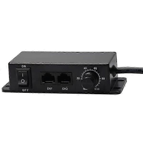 0-10V lysdæmperkontakt, serie-synkroniseringscontroller til dæmpbare LED-drivere, ON/OFF-kontrol Black