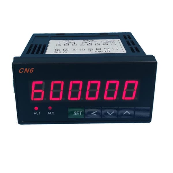 6-sifret multifunksjonell LED-teller gitterkoder displaymåler relé 220V Yo