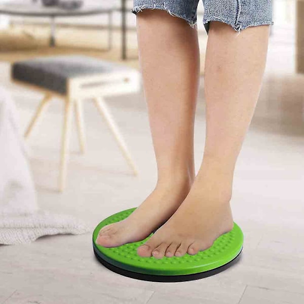 Body Sculpting Twisting Board Fitness Slankemaskine Roterende Board Kvinde Twisting Exercise Green