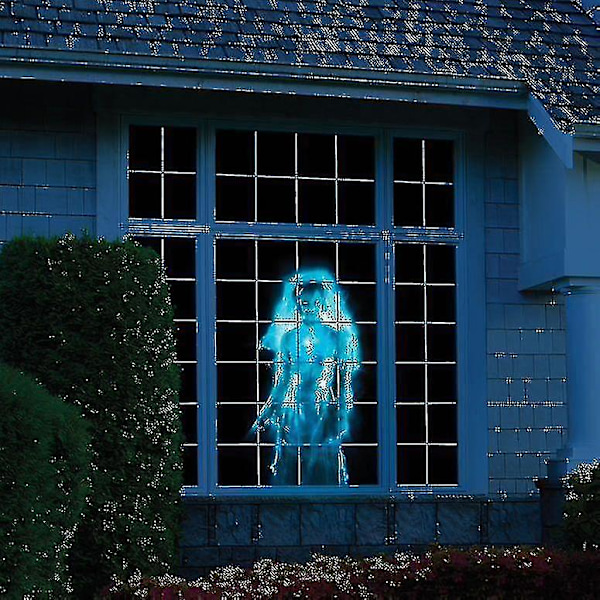 Window Wonderland Projektor til Halloween & Juleskærm Laser Dj Scenelampe Spotlights Ghost US