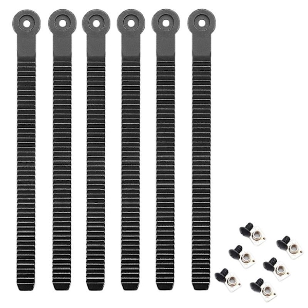 Snowboard ankel stige rem bindingsudskiftning Robust universal enkel installation ankel rem Snowboard bindingsdele 6pcs