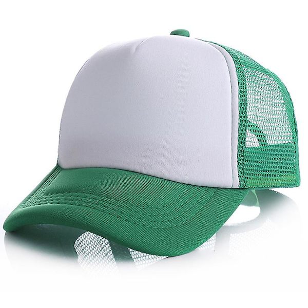 Baby Hat Peaked Baseball Kids Cap Hat Green White
