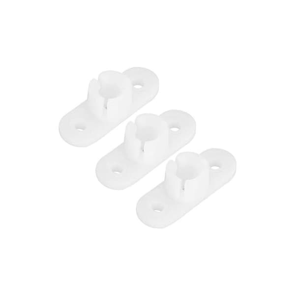 3 stk frontlysklemme, ABS frontlysklemmer frontlystrimklemme for Discovery 1 2 (hvit) White