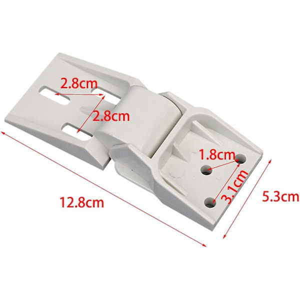 Rintapakastimen sarana universal pienille pakastimen saranan kokoon taittuva Universal rintapakastimen vastapainosarana, sopiva rintapakastin | Rintapakastin Hin 3-Holes 2PCS