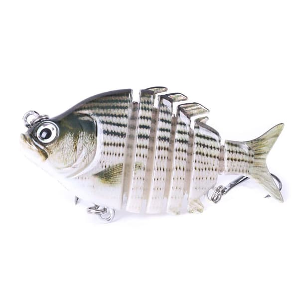 2,5\"/0,34oz Hård Bluegill Swimbaits Multi Jointed Topwater Ørred