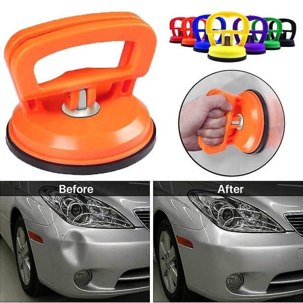 Bil bule reparationsværktøj Stærk sugekop Bil bulefjerner aftrækker Reparation Auto Body Glas Metal Lifter Låsning Bærbar 1/15/25kg| | 25KG and 15KG Orange