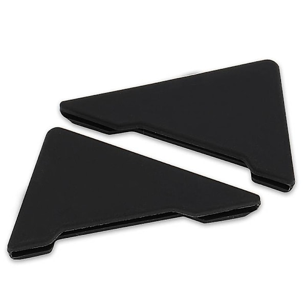 2kpl / set Auton etuoven kulman törmäyssuoja autooven puskurille Silikoni naarmuuntumaton auton ulkotarvikkeet| | 2pcs black