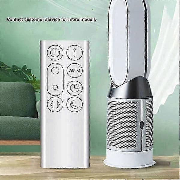 Kompatibel med Dyson TP05 / PH01 Cool fläktfjärrkontroll ersättning N Silver