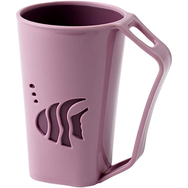 Tandborsthållare Badrumsglaskopp, vattenkopp (rosa)