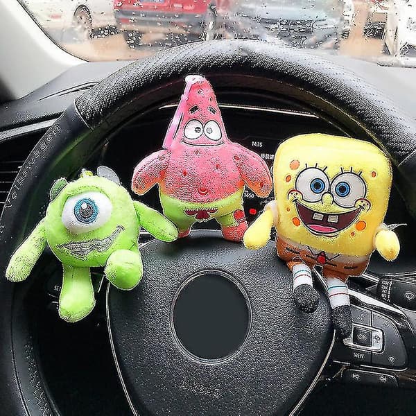 1 stk. Sullivan Stitch Mr.q Nøglering Spongebob Patrick University Plyslegetøj Dee Dee