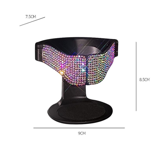 Universal Crystal Muki Teline Auto Bling Cup Juomapidike Auton Ilmanpoistoaukko Säilytysteline Cup Teline Autolle Vesi Autotarvikkeet|juomatelineet| Blue