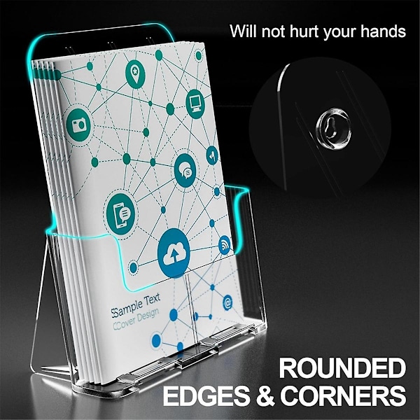 Brochureholder 8,5 X 11 Brochure Display Stand Akryl Brochureholdere Klar Flyer Holder Display