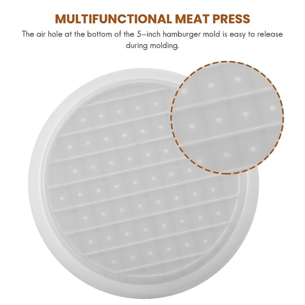 Burger Press Hamburger Patty Maker, fungerar bäst för Burger Making Kit, Hamburger Patty Maker för Grill