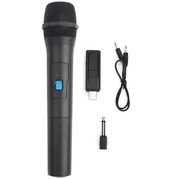 Professional Universal Handheld VHF Wireless Microphone with USB Receiver