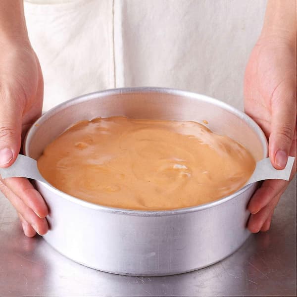 120 Stykker Forhåndskuttede Sirkel Kakeformforinger Runde Bakepapir Non-stick Bakepapir Med Løftetapper For Baking (hvit)