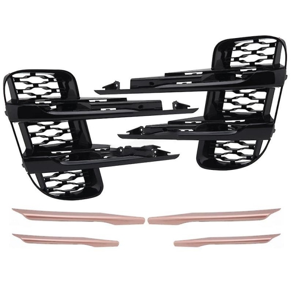 Høyre foran Tåkelys Gitter Trim Tåkelampe Strips Trim Cover For Range Rover Evoque 2020 2021
