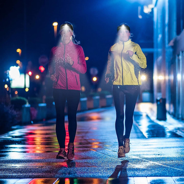 Sweatband Running Light Sport -pääpanta miehille ja naisille, 5 led-lamppua