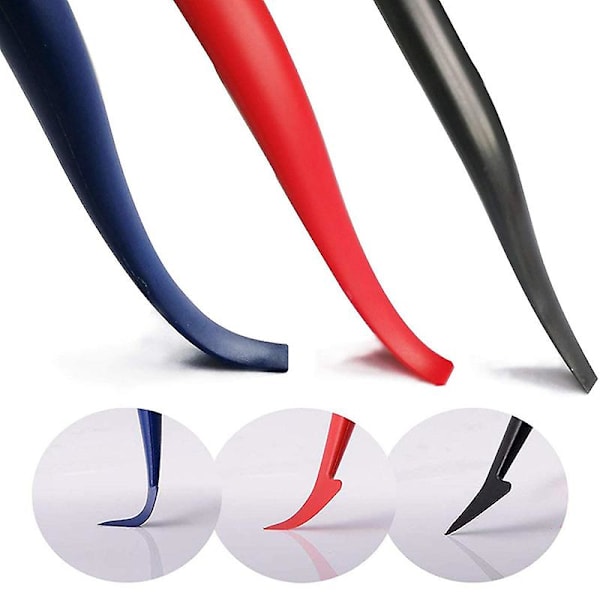 3kpl Auton mikrovetolasta Kaavin Kovuus Wrap Vinyylityökalu Auton Mikrotiiviste Vetolastan Kalvokääreen Kaavin Auton korjaustarvikkeet| | 3PCS