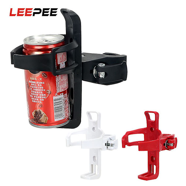 Leepee Motorcykel Cykel Drink Holder Cykel Kopholder Vandflaske Kaffe Clip Mount Stand Bil Styling Udendørs Sport|drikkeholdere| Black