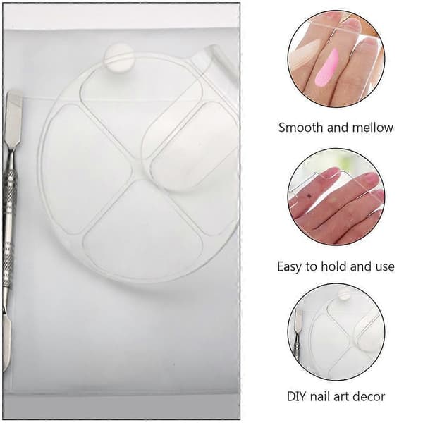 Ring neglekunstpalet akryl makeup til manicure 2 sæt