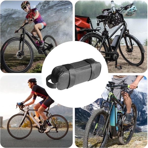 Elcykelväska | Vattentäta Oxford-väskor för cykelramar, elektriska styrenhetshållare, bärbara paket och väskor för utomhuscykling