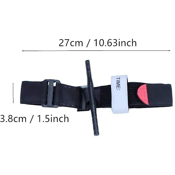 2-pakk taktiske Tourniquet-stropper for utendørssport, fotturer, camping