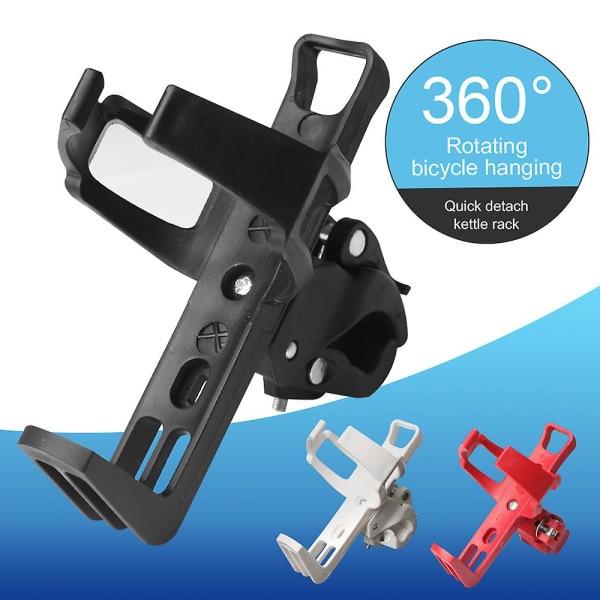 Cykelflaskeholder Vandflaskebur Quick Release Kopholder 360 Degree Beverage Hanger Flaskeholder Mtb Cykeltilbehør - Cykelflaskeholder Style1 White