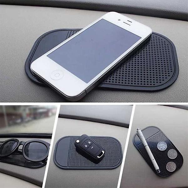 Bil Anti-Slip Instrumentpanel Opbevaring Sticky Dashboard Pad Silica Magic Mat Telefonholder Auto Interiør Tilbehør Universal|anti-slip Mat| Black