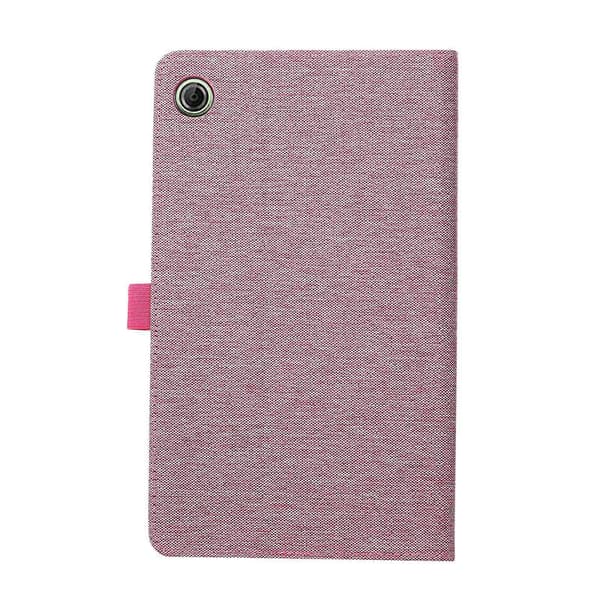 Stoftekstur Horisontal Flip Læder Tablet Etui Til Lenovo Tab K9 / Tab One Pink