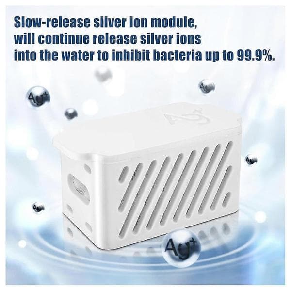 2 st silverjonmodulbyte för Roborock S7maxv Ultra / S7 Pro Ultra/Q Revo / S8 / S8 Pro Ultra / S8+ / S8 Plus White