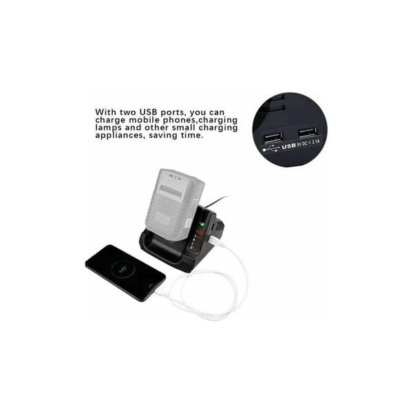 Passar Black & Decker LCS36 36V/40V batteriladdare, litiumbatteriladdare för elverktyg