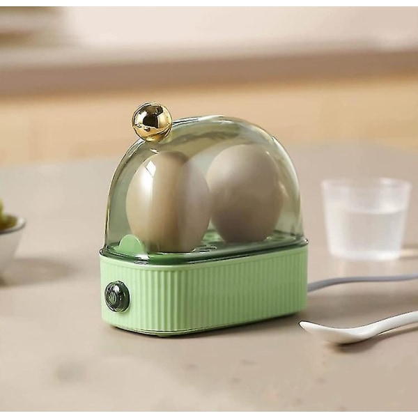 Mini Snabb äggkokare Multifunktionell enkel frukost Elektrisk äggkokare Liten äggkokare Green