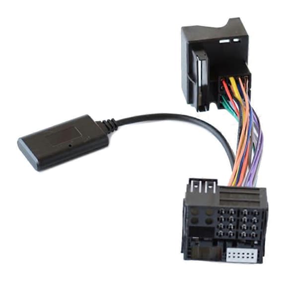 Bluetooth-kompatibel ljud AUX-kabel stor kontaktadapter 12-stift för BMW E60 E63 E64 E61 E62 CD
