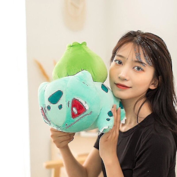 Stor størrelse Bulbasaur udstoppet legetøj Cute Elf Plys Kawaii dukkepudegaver til børn Julebabygave - udstoppede og plysdyr høj kvalitet 15cm