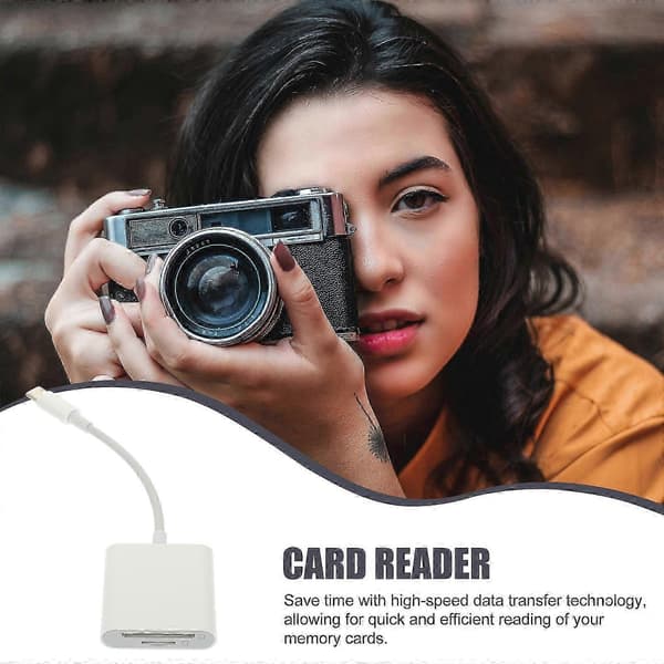 Kortleser USB-C til ekstern minnekortleser TF-kortadaptertilbehør