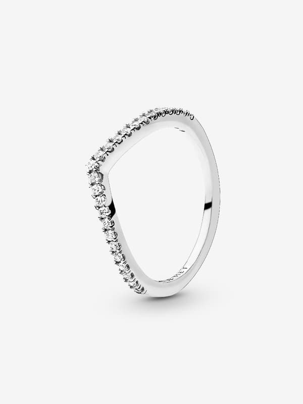 Pandora – Glitrende ønskebensring – Sterling sølv Circumference: 56mm