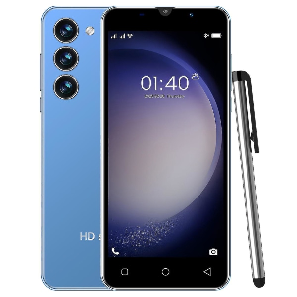 S23 Smartphone 5-tums 512mb+ 4gminne 1500mah Ultralång, utsökt utomhussporttelefon Blue