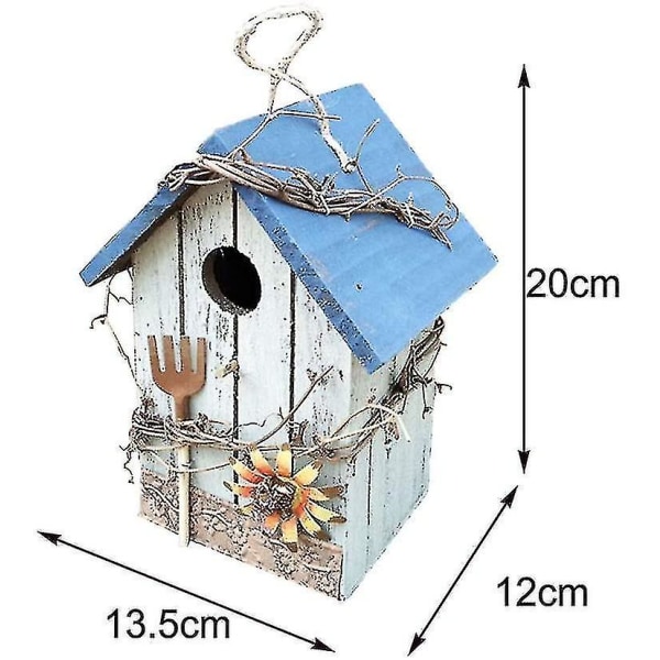 6 X vevd halm fuglerede klekking Reproduksjon Grass Cave Garden Tree Decor