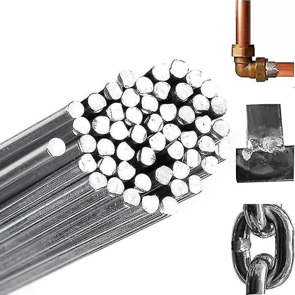 50 stk kobber aluminium elektrode lav temperatur løsning svejsning metal flux kerne elektrode 1,6 mm