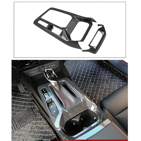 2stk For Mg 5 Mg5 2020 2021 Bil sentralt kontrollgir Shift Panel Deksel Trim Koppholder Dekorasjon F